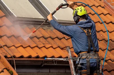 Démoussage et hydrofuge de toiture à Nouainville